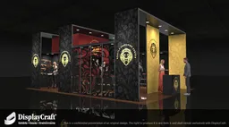 20x30 Peninsula booth design by DisplayCraft